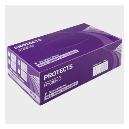  Protects Hygienic/Innfinitt Touch kék púdermentes nitrilkesztyű