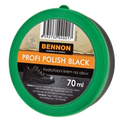 Bennon Profi cipőápoló paszta - 70ml fekete