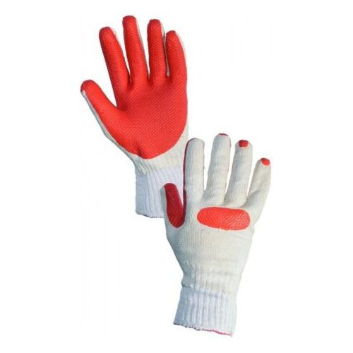   Blanche R060005BI09 csúszásgátló latex tenyerű kötött kesztyű 35/65 pamut/ pes